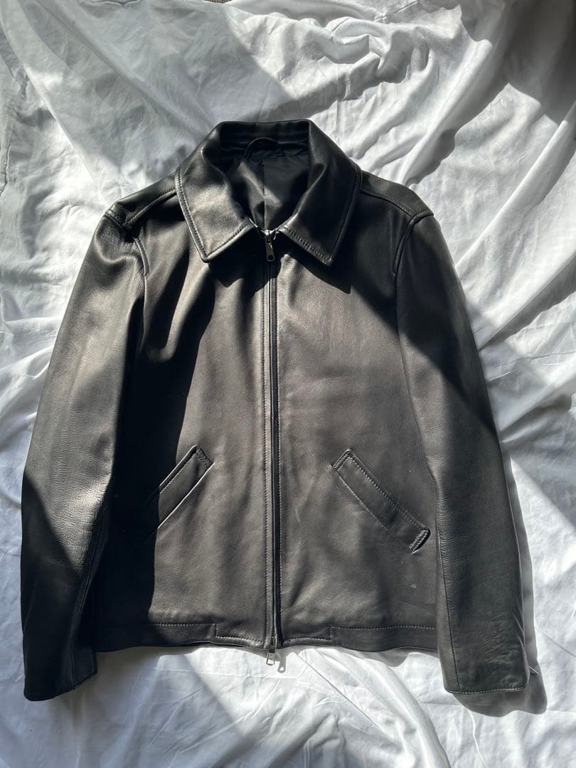 アダムエロペ　シープレザージャケット　メンズ