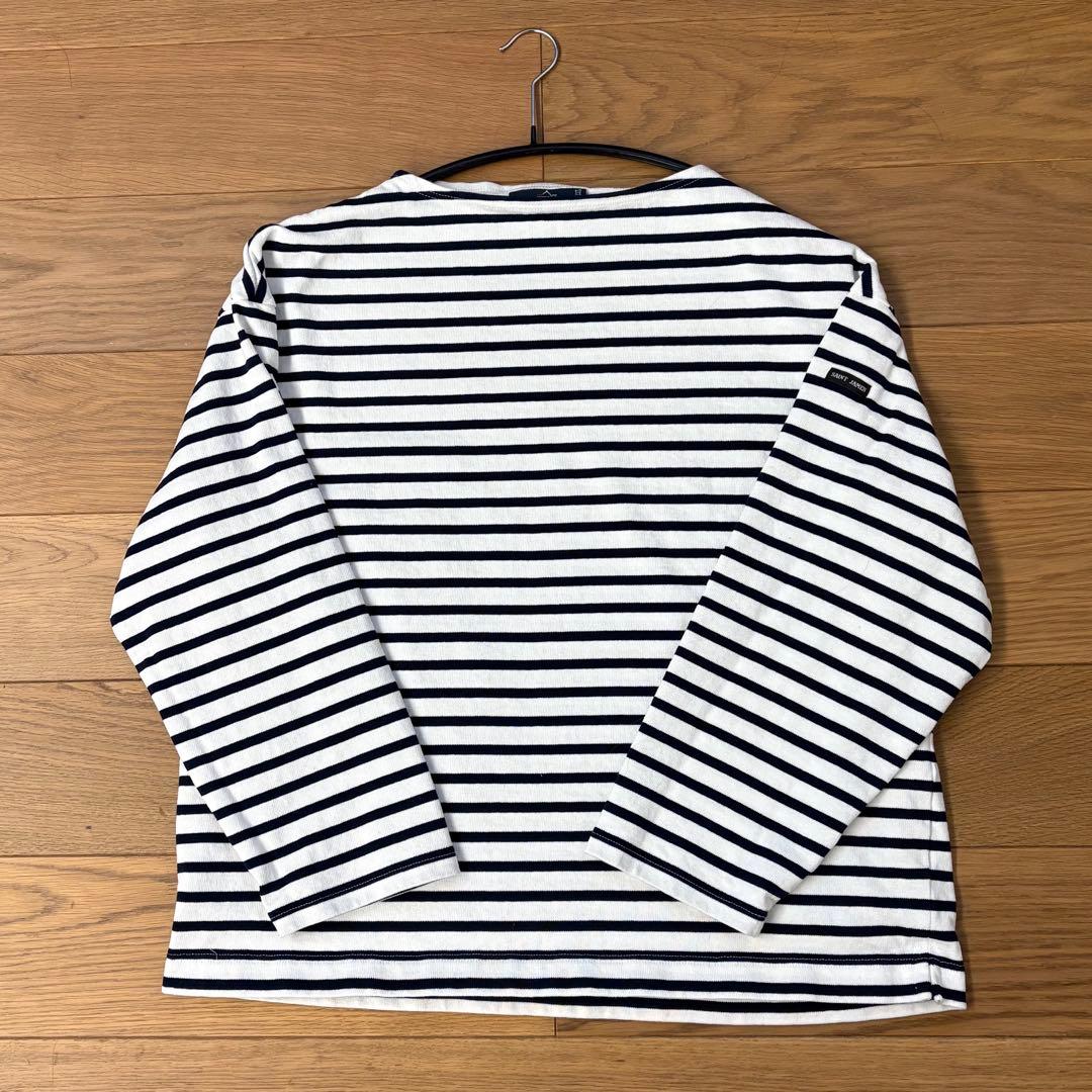 トップス SAINT JAMES Ouessant Loose NEIGE/MARINE