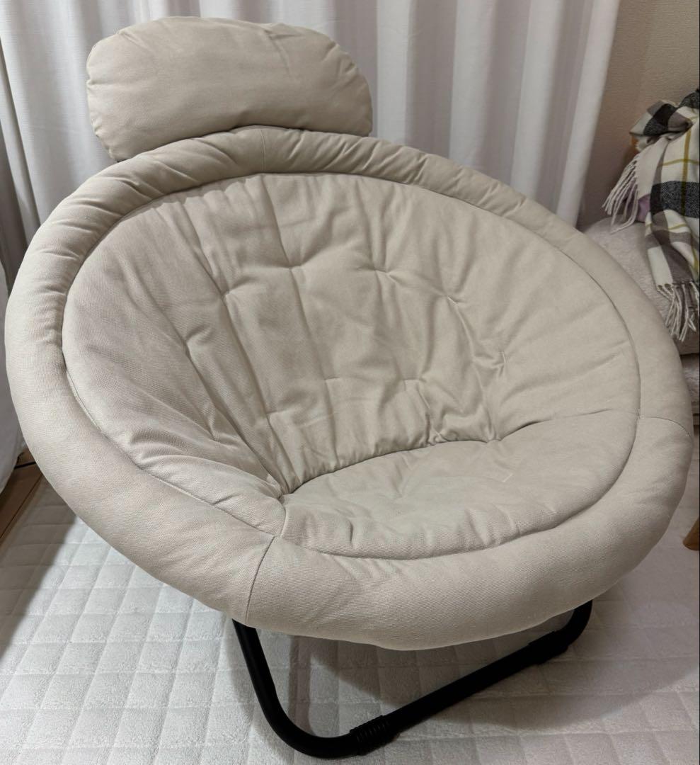 ひなたライフ　フォールディングチェア　別売クッション付き