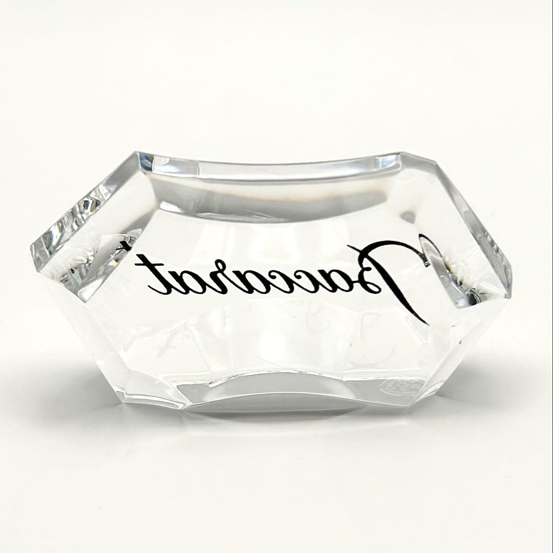 【極上美品】バカラ ロゴ ディスプレイスタンド 非売品 限定 クリスタルガラス