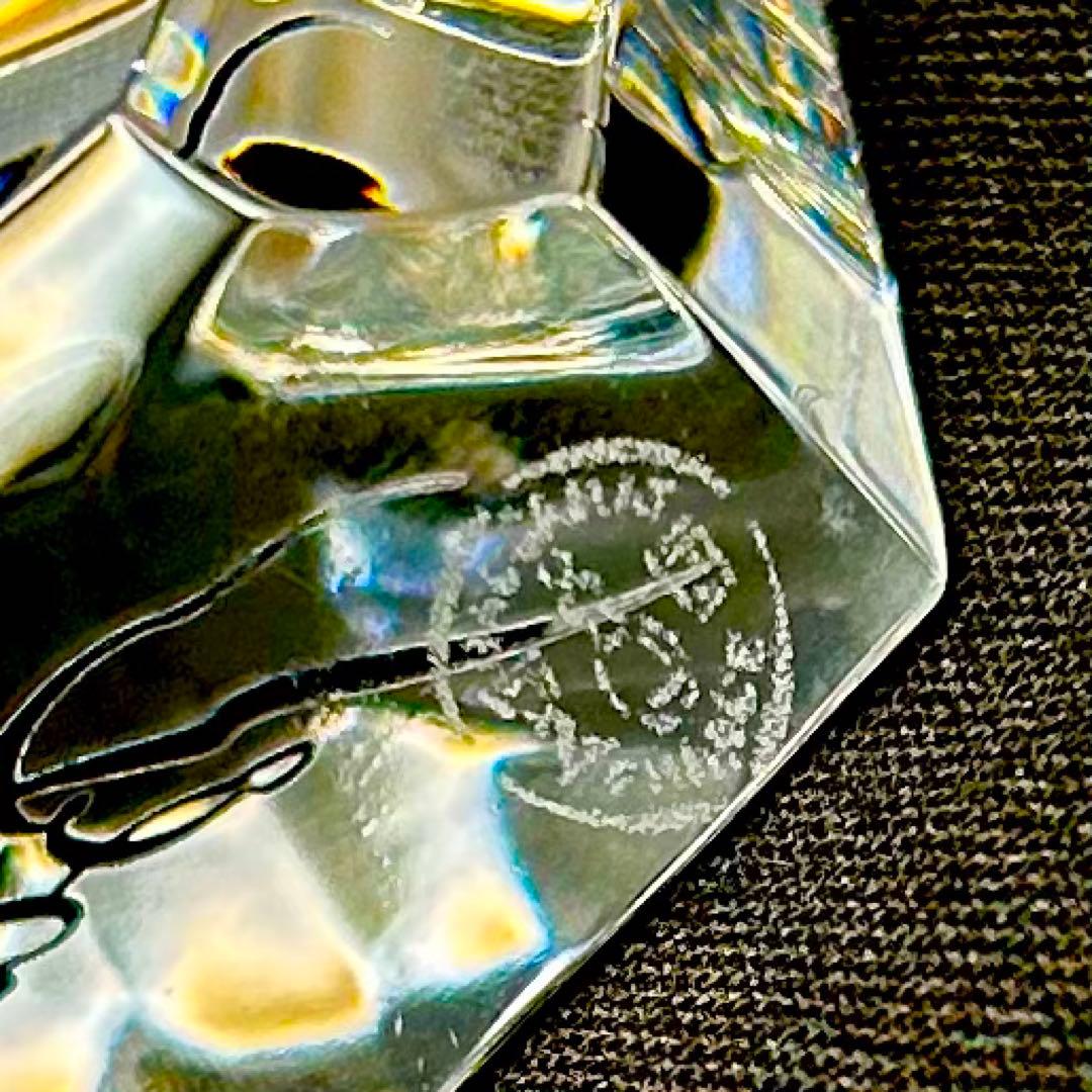 【極上美品】バカラ ロゴ ディスプレイスタンド 非売品 限定 クリスタルガラス