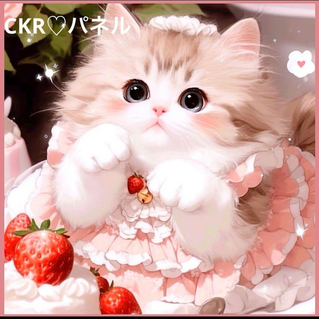 美しい女性パネル生地　ハンドメイド