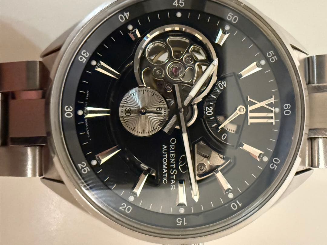 腕時計 ORIENTSTAR セミスケルトン 自動巻(手巻付)