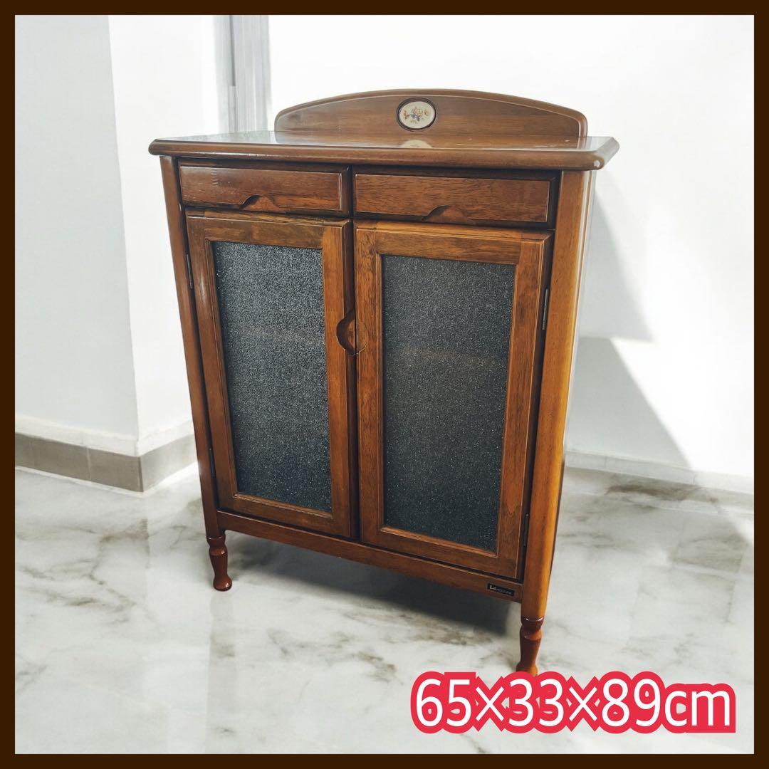 ラララ様リクエスト品】小泉産業 ガラス キャビネット 収納 本棚 食器棚 昭和レ