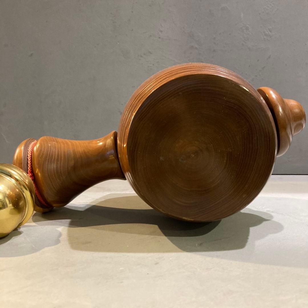 特大　開運　木製打ち出の小槌　鈴付き　金運アップ　3.1kg