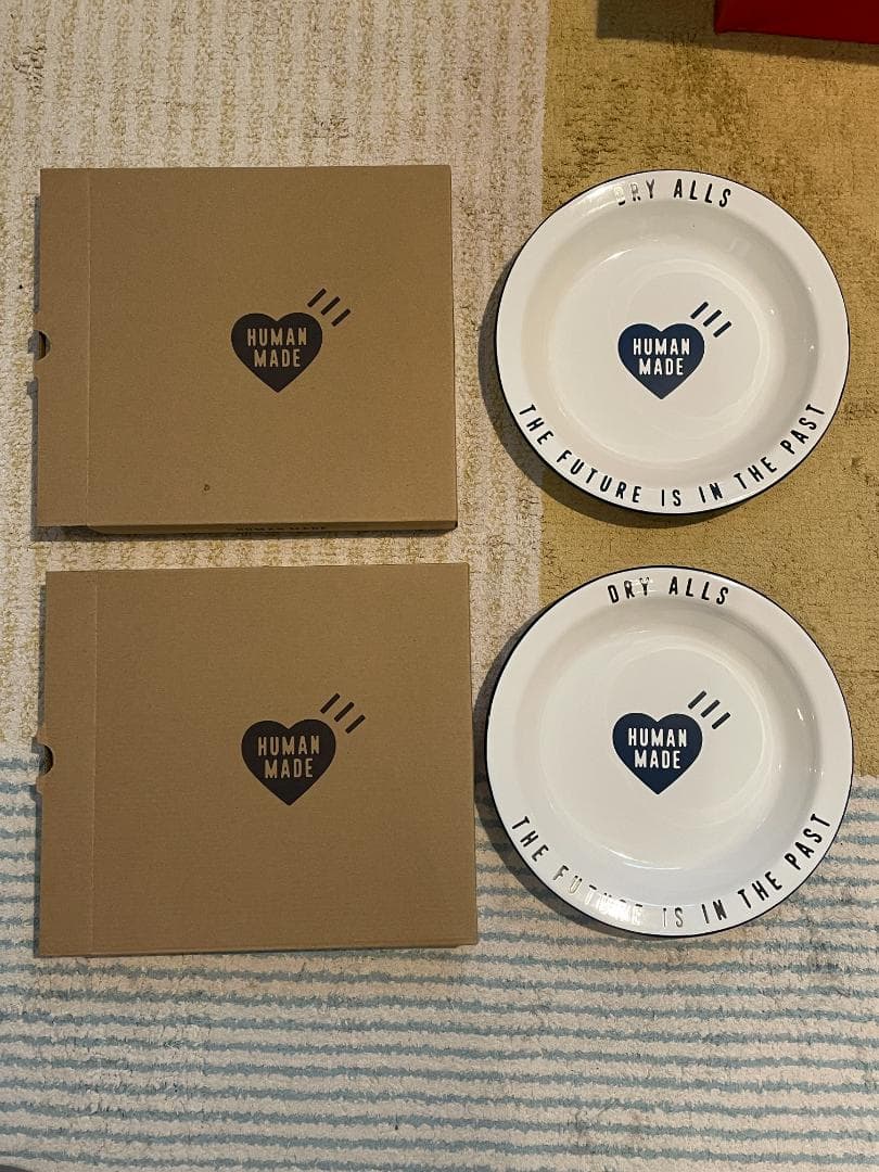 HUMAN MADE ENAMEL PLATE 230mm 食器 2枚セット