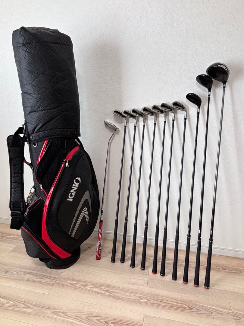 【◎送料無料】 IGNIO他　ゴルフクラブセット フレックスS