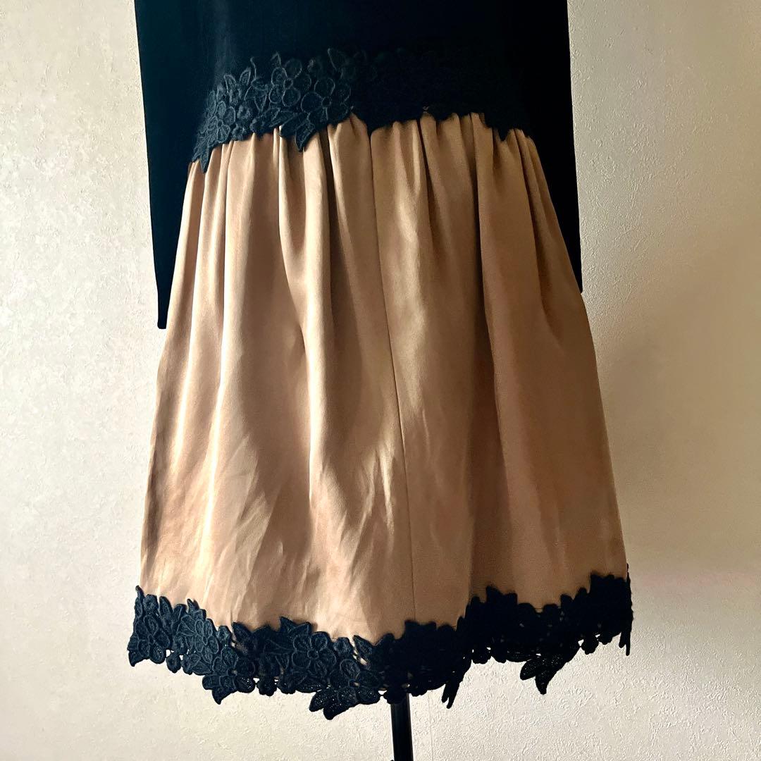 【極美品】カタログ掲載　M’S GRACY エムズグレイシー切替ワンピース 40