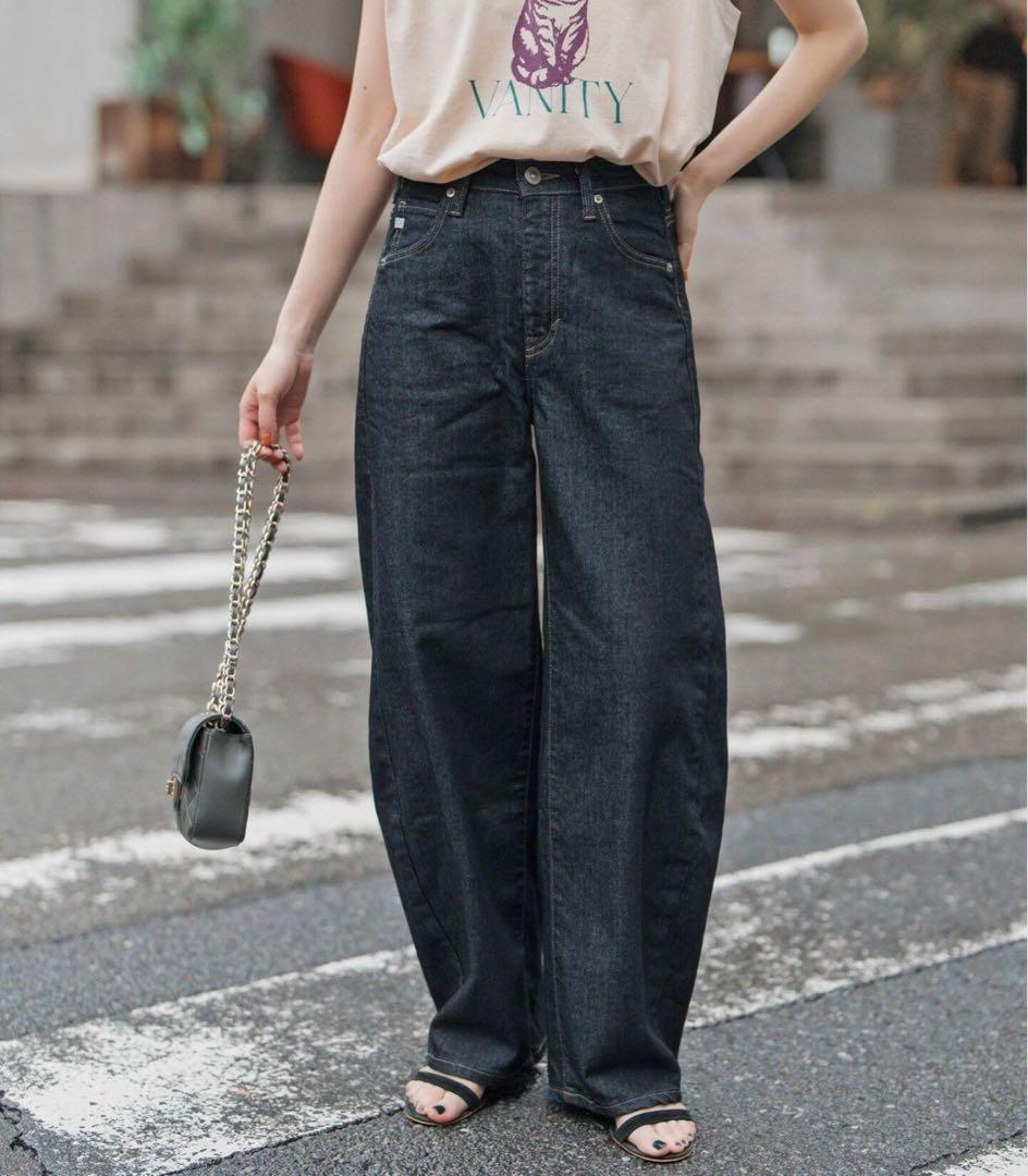 スピックアンドスパンSOMETHING/別注HANA CURVE TAPERED