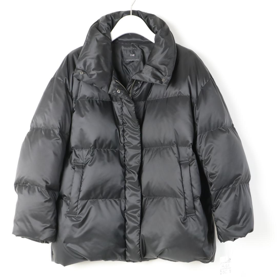 887 新品 訳23区 シレータフタ ハイネック ショート ダウンコート 32