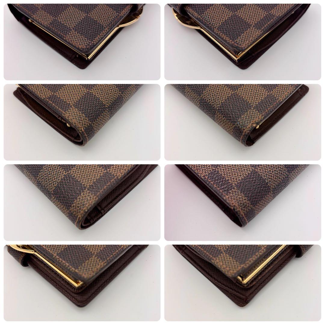 ルイヴィトン　ポルトモネ　ビエ　ヴィエノワ ダミエ　二つ折り財布 がま口　正規品