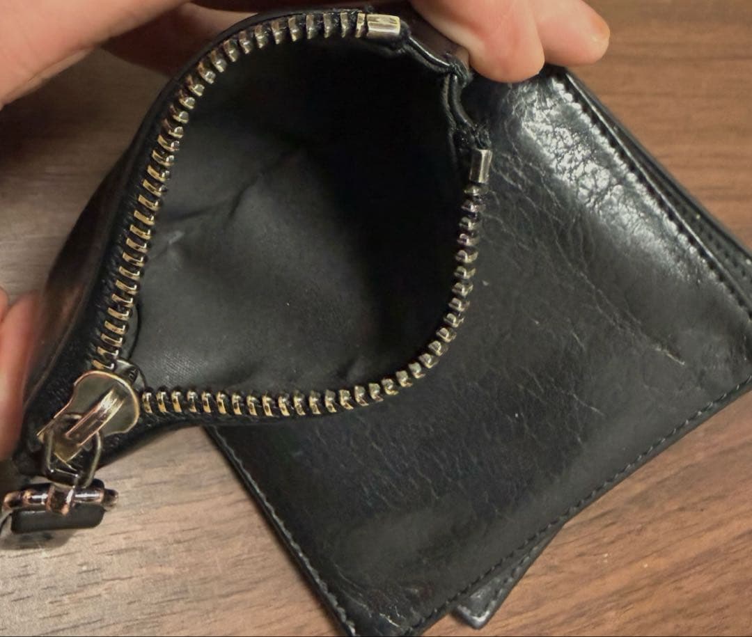 値下げ‼️Maison Margiela フォールデッドレザーウォレット　二つ折り