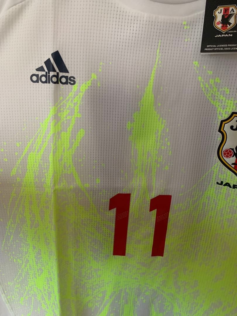 三浦知良選手 フットサル日本代表アウェイユニフォーム