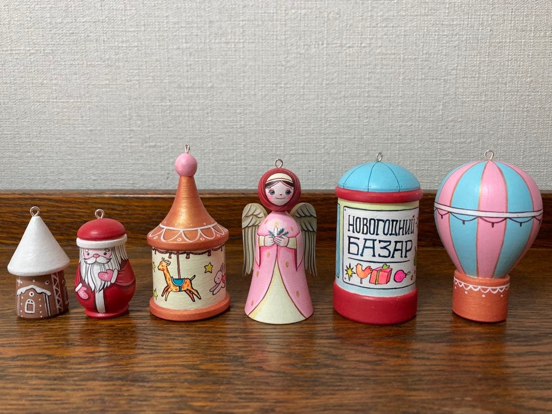 【baron】起き上がりこぼし2点&イースターマトリョーシカ&オーナメント