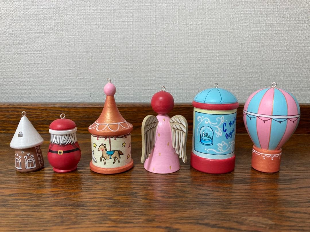 【baron】起き上がりこぼし2点&イースターマトリョーシカ&オーナメント