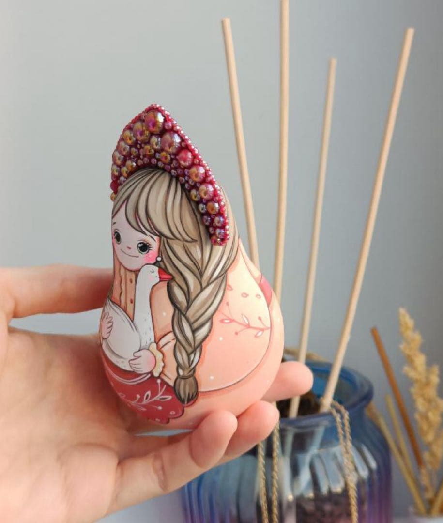 【baron】起き上がりこぼし2点&イースターマトリョーシカ&オーナメント