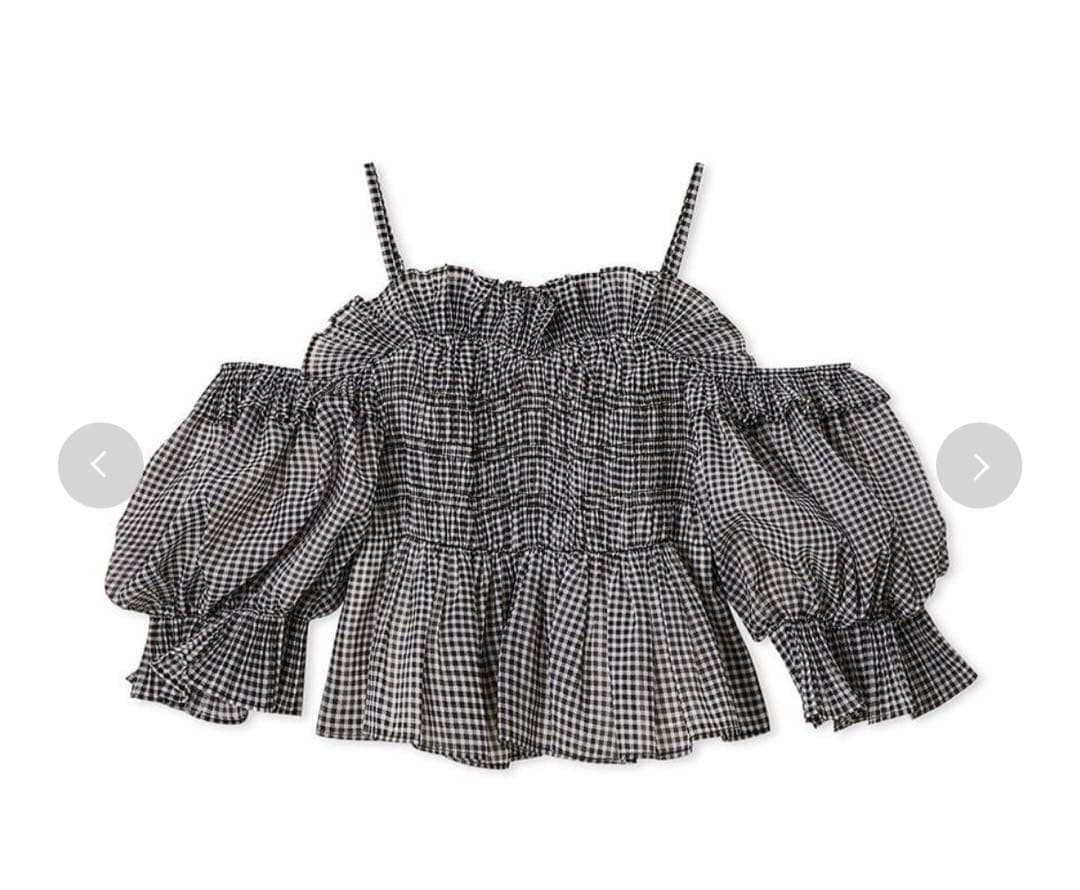 SNIDEL オフショルブラウス