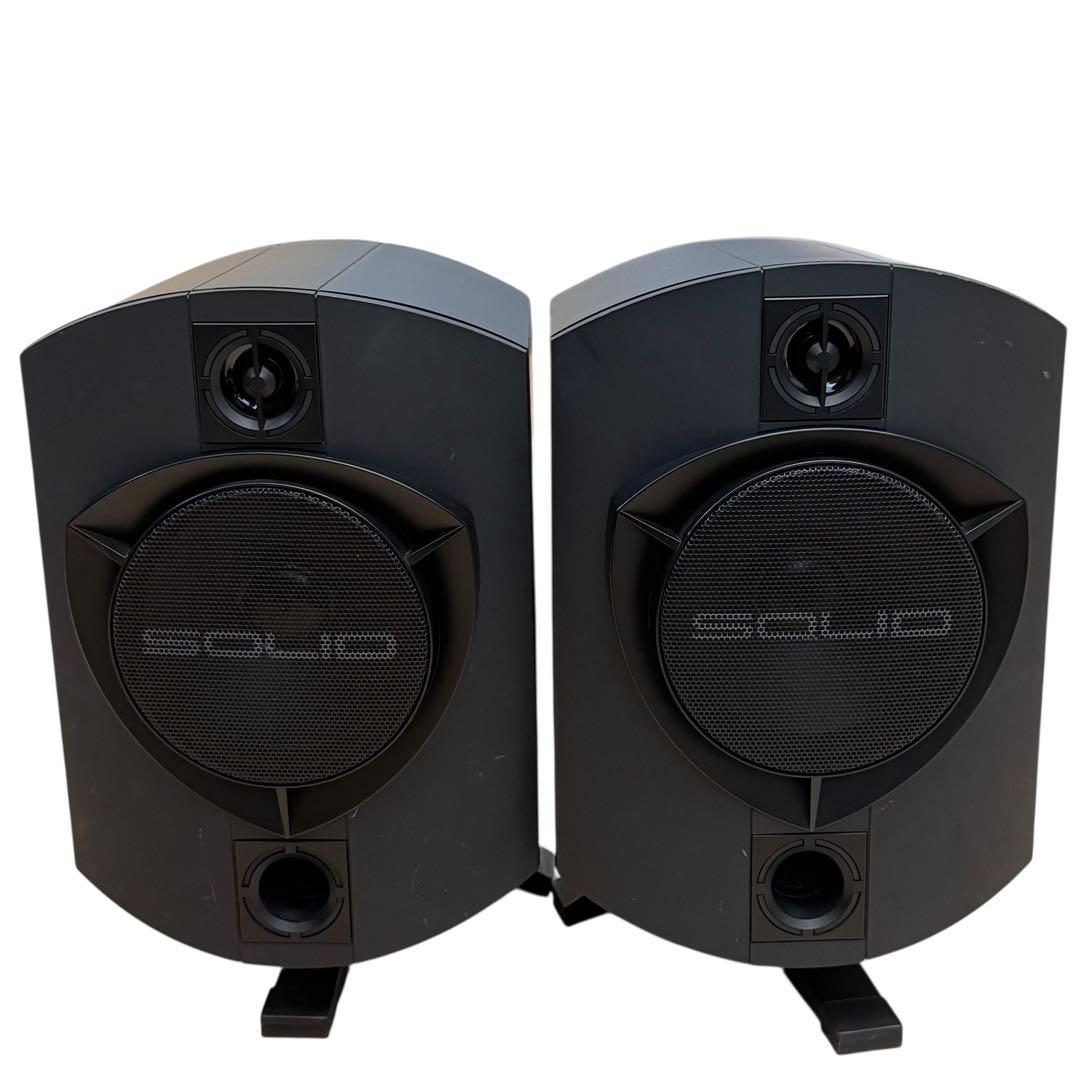 B&W SOLID MONITOR ブラック スピーカー スタンド付き
