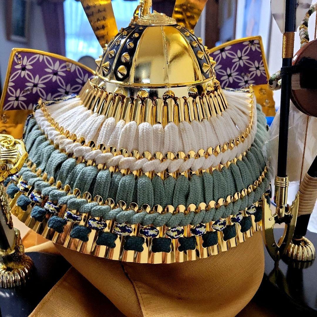 【徳川作 剛】 五月 かぶと (ガラスケース付き)