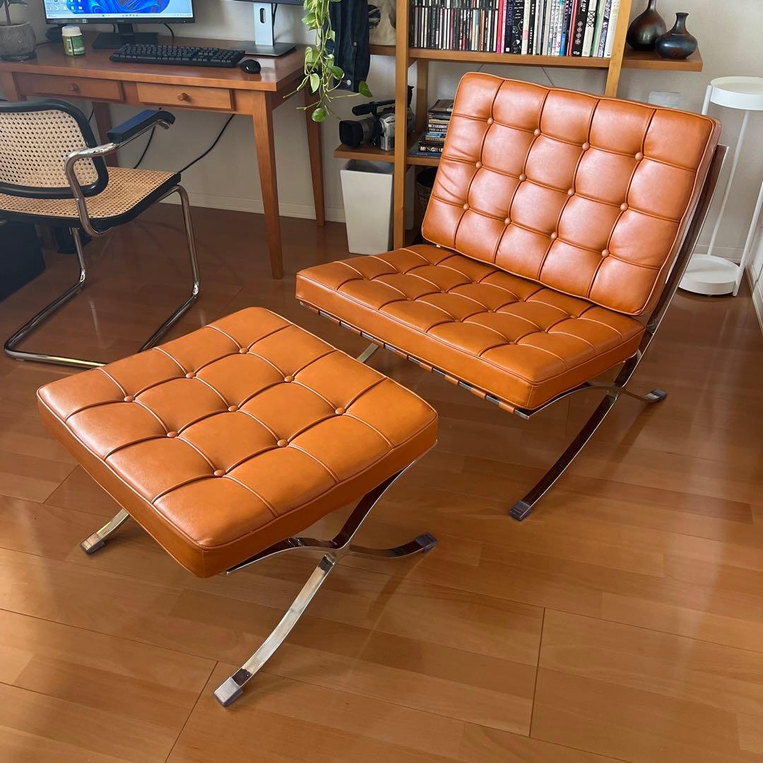 バルセロナチェア ブラウン