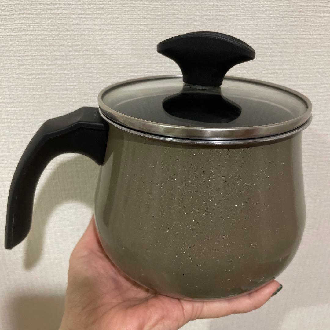 WMFダークブラウン片手鍋 ノンスティック