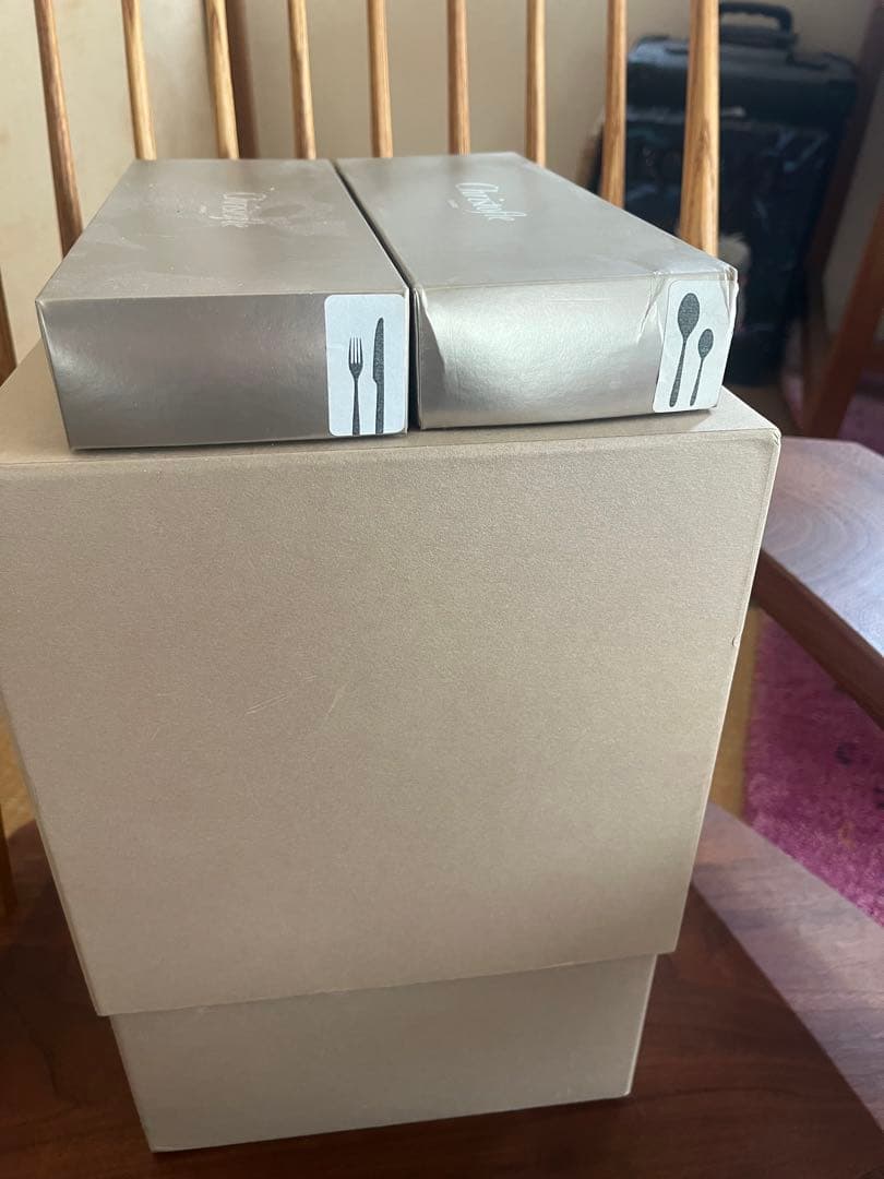 クリストフル　ムード　プレシャス　24pcs ローズゴールド　カトラリーセット