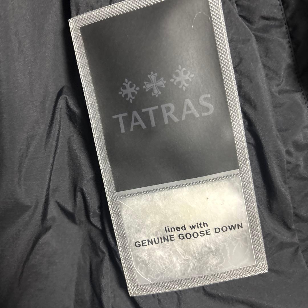 TATRAS ブラック ダウンジャケット フード付き