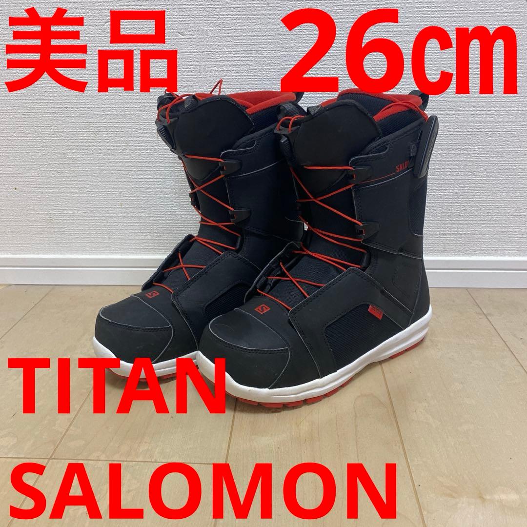 【美品_即日発送】SALOMON スノボブーツ TITAN 26.0.cm