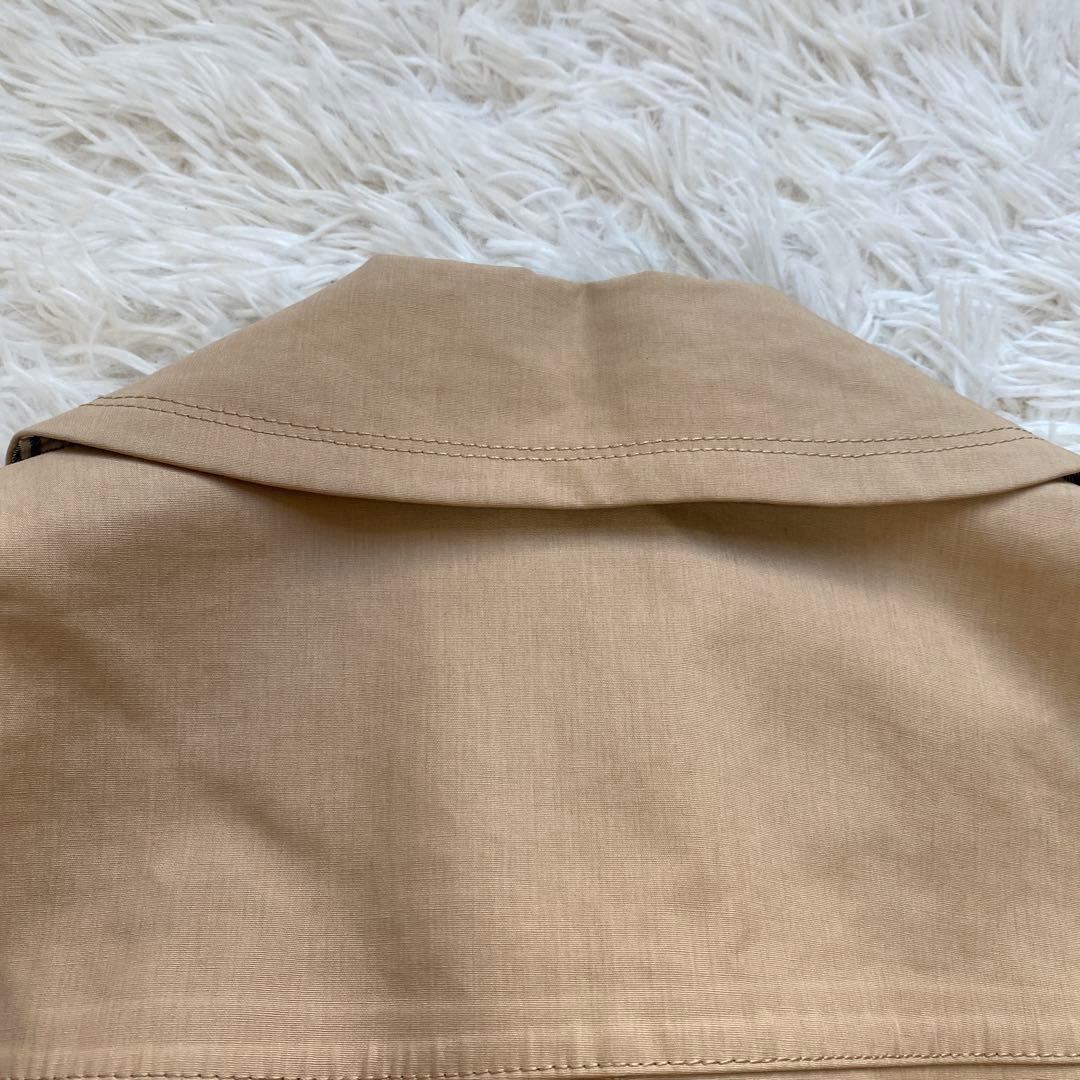 バーバリーブルーレーベル　トレンチコート　ベルト　リボン　ホースロゴ　M 撥水