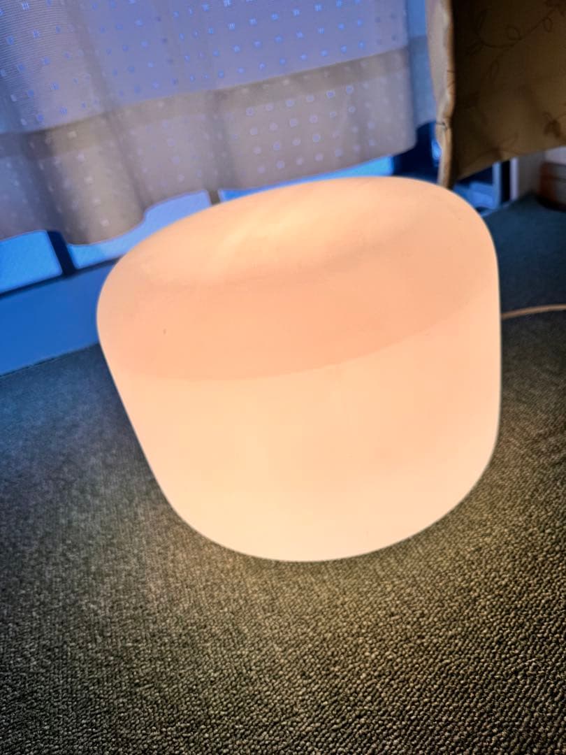 美品　廃盤 MUJI 無印良品 床置きライト 大｜フロストガラス