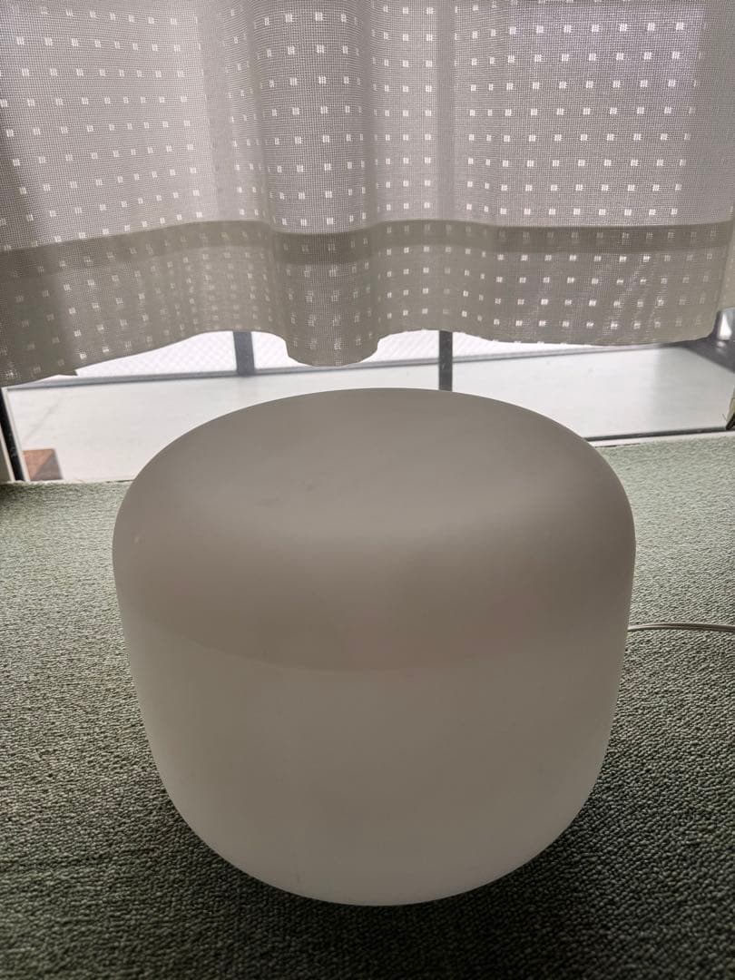 美品　廃盤 MUJI 無印良品 床置きライト 大｜フロストガラス