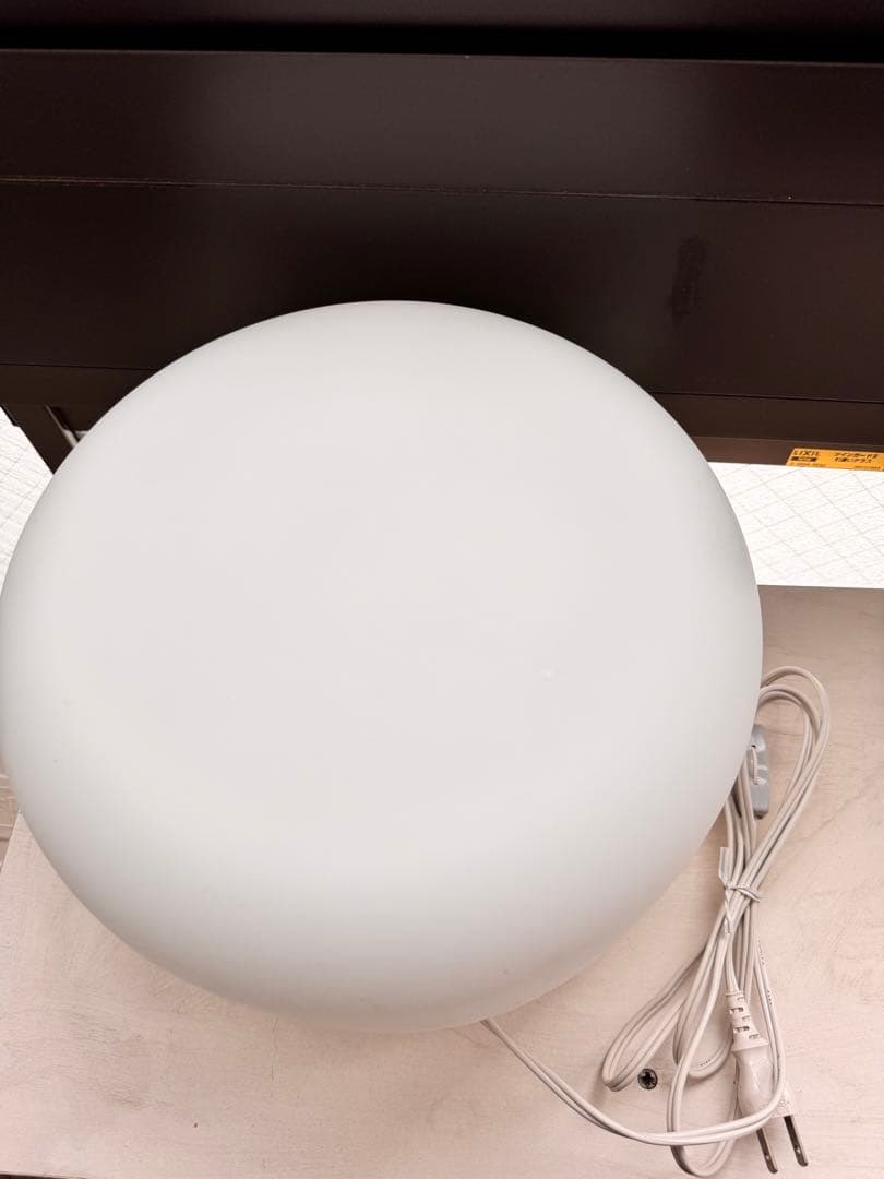 美品　廃盤 MUJI 無印良品 床置きライト 大｜フロストガラス