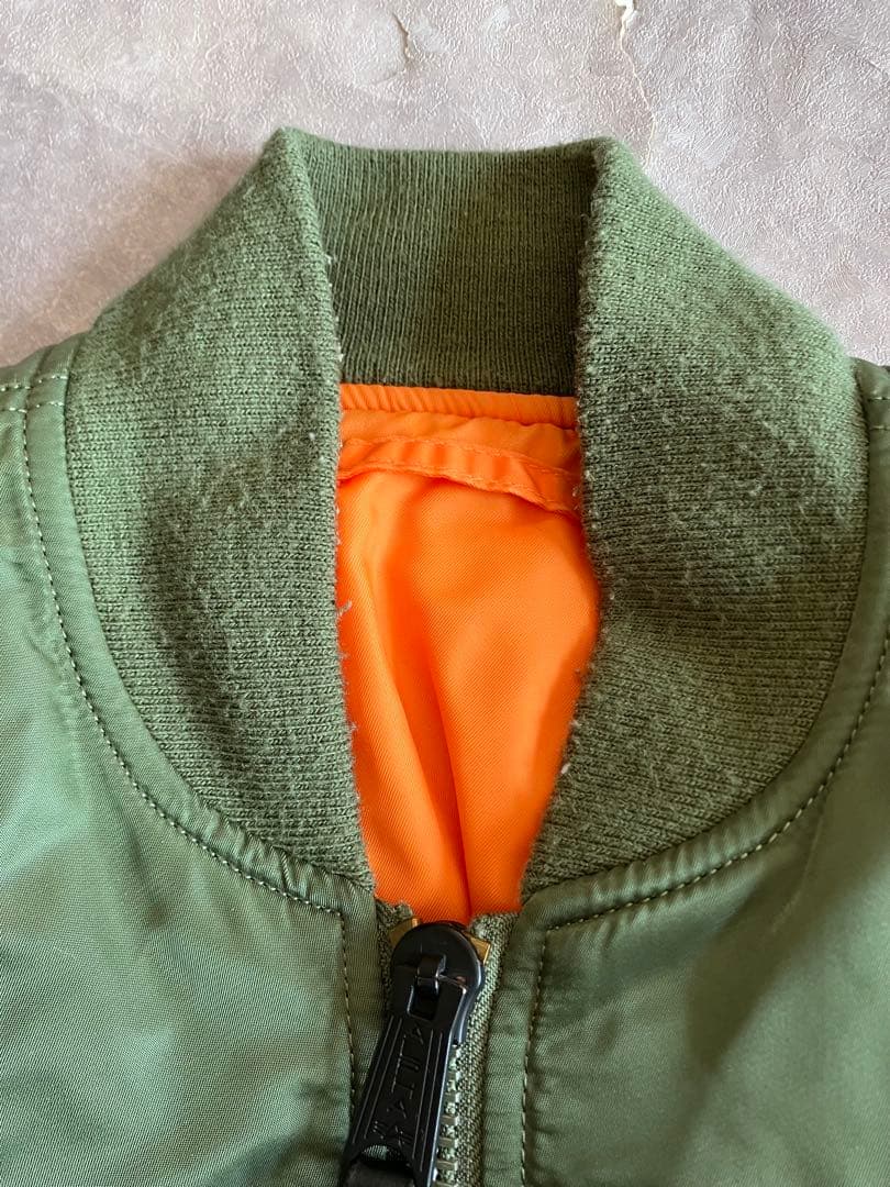 MA-1 ミリタリーフライトジャケット オリーブグリーン USAF 秋冬