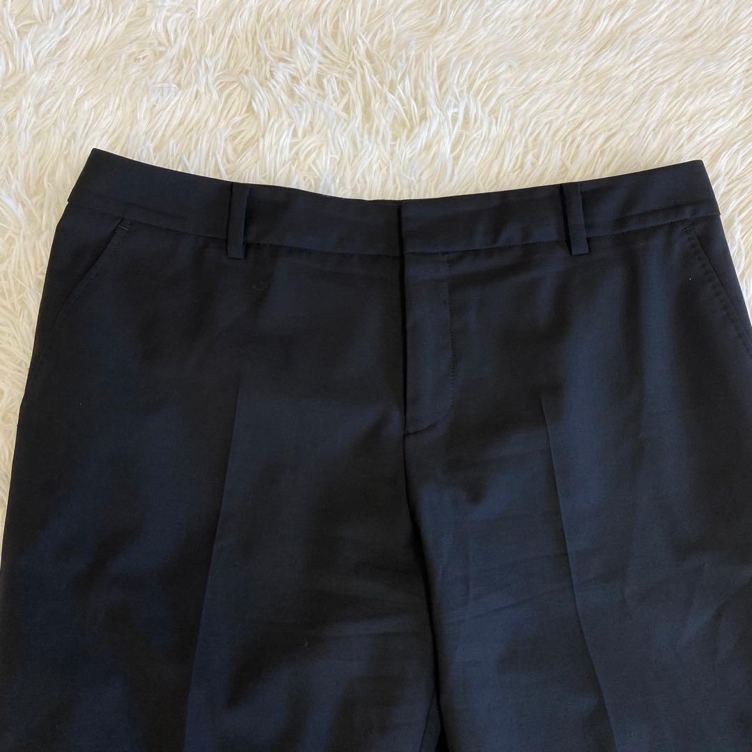 【大きいサイズ】ジェイプレス　ノーカラーパンツスーツセットアップ　黒　17号