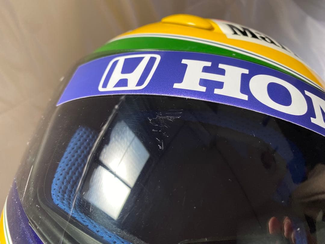 週末限定値引きショウエイ アイルトンセナ レプリカヘルメット