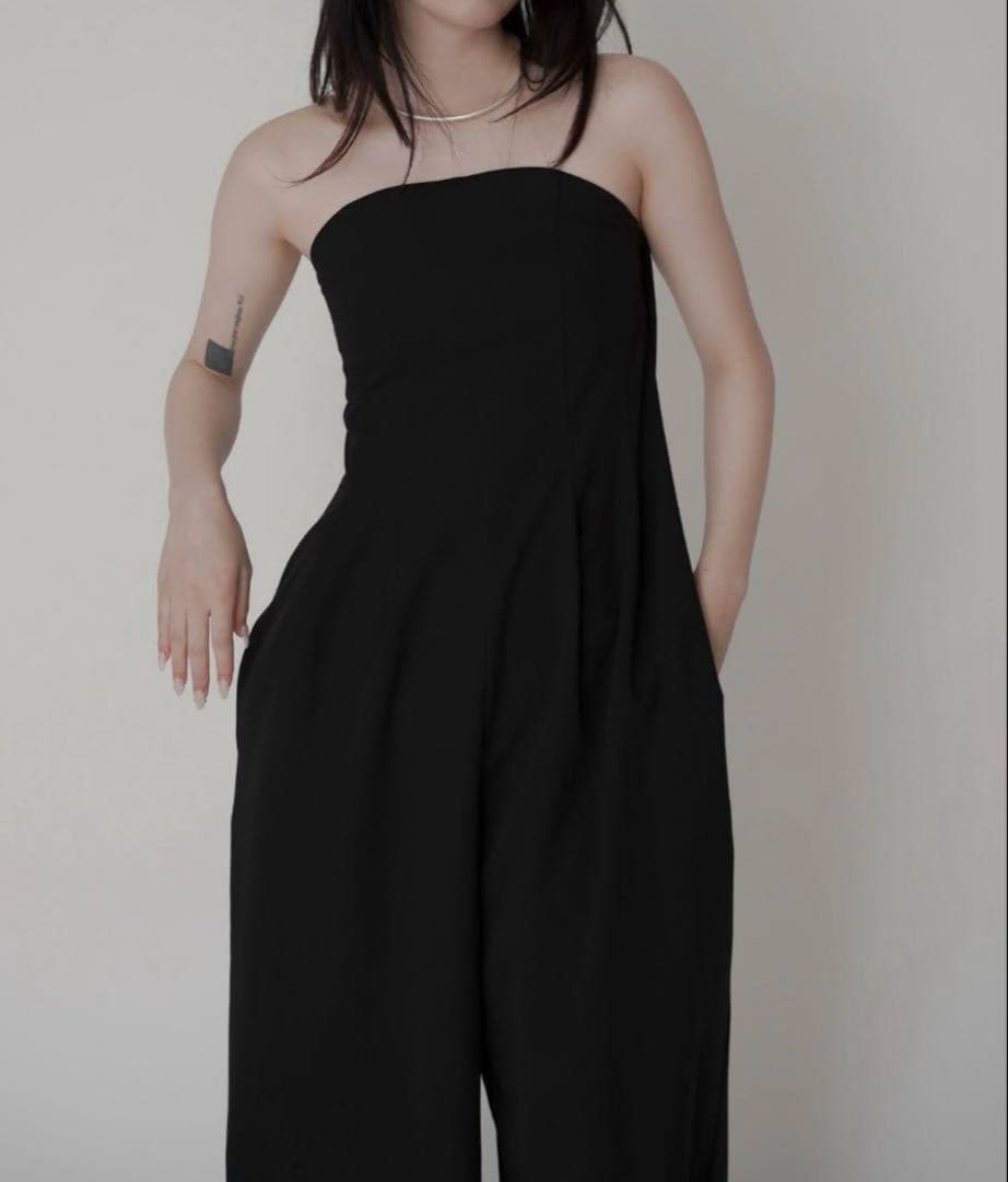 KINO THE KEI ストラップレス サロペット　オールインワン