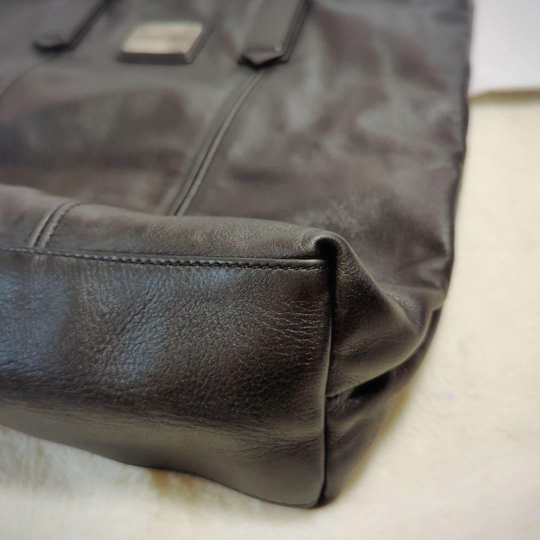 美品　ドルチェ&ガッバーナ　本革レザー　2wayトートバッグ ブラック