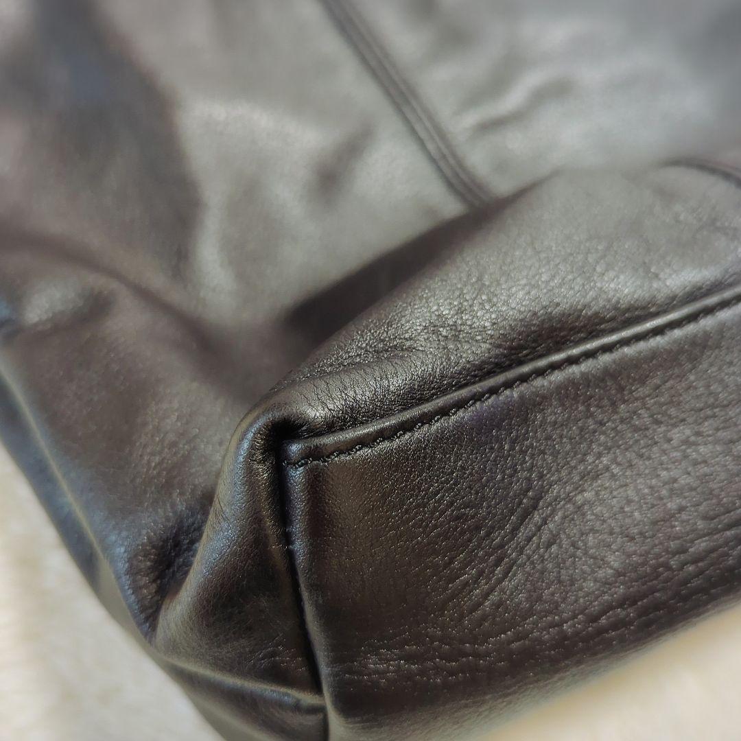 美品　ドルチェ&ガッバーナ　本革レザー　2wayトートバッグ ブラック