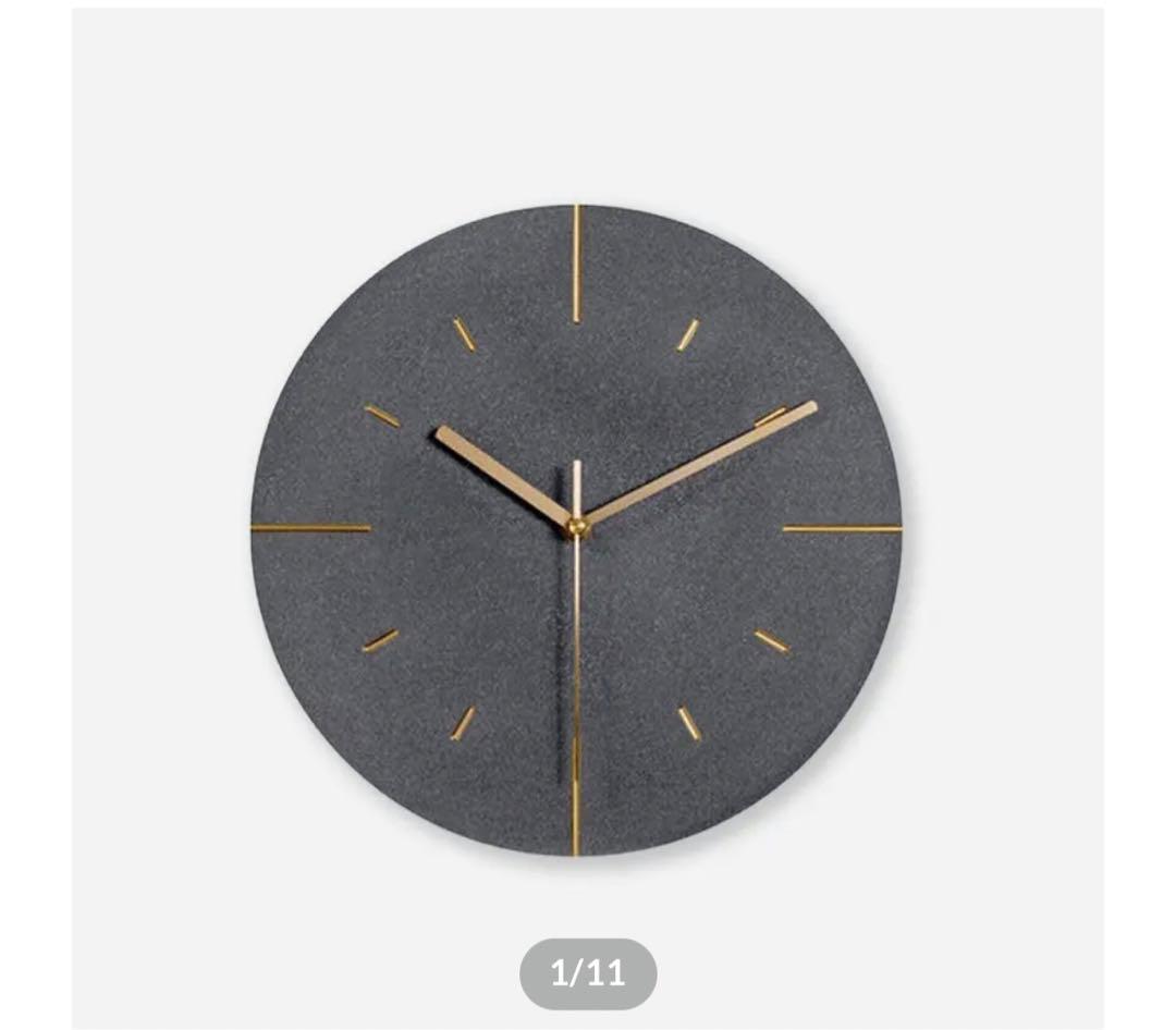 SALT ゴールド羅針盤時計　　ブラックカラー