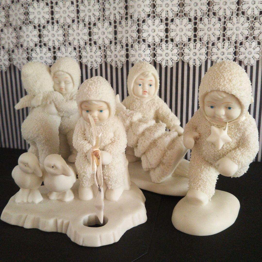 アメリカDEPARTMENT56 スノーベイビーズpセット