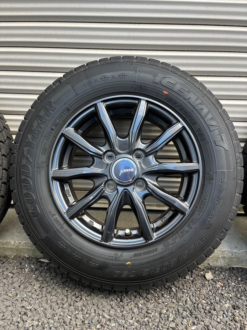 13インチスタッドレス　極美品　155/80/R13 軽自動車