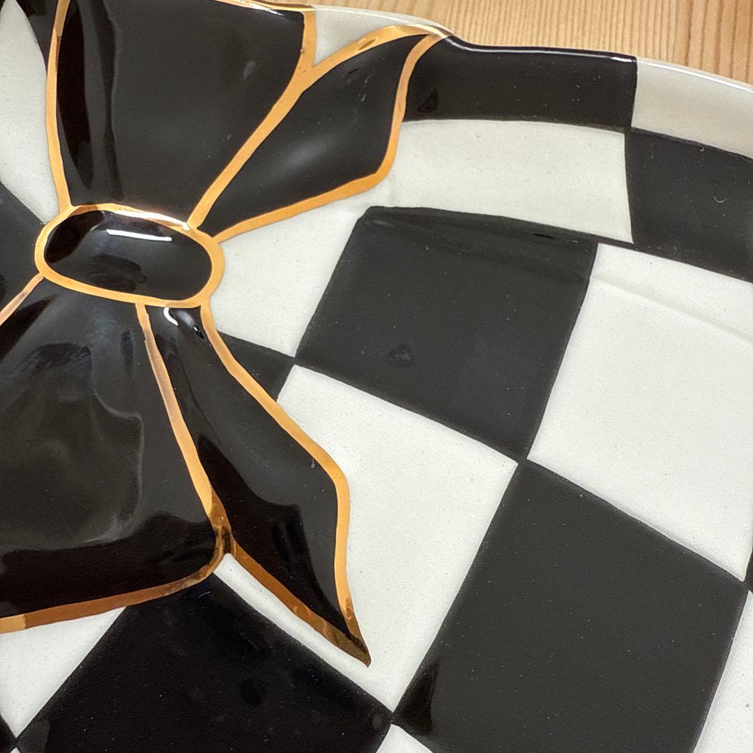 MACKENZiE-CHiLDS マッケンジーチャイルズ ベア くま 大皿