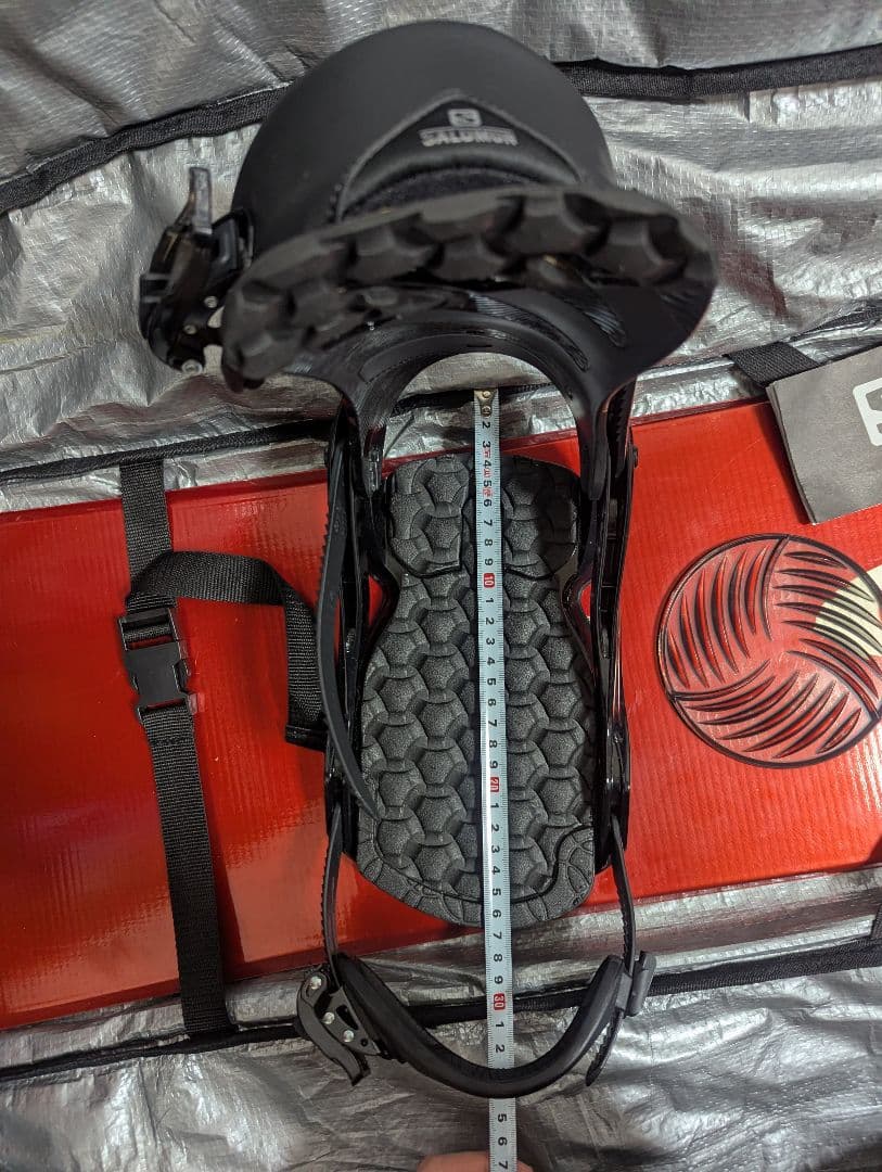 Salomonスノーボード157 ビンディング バッグ付き