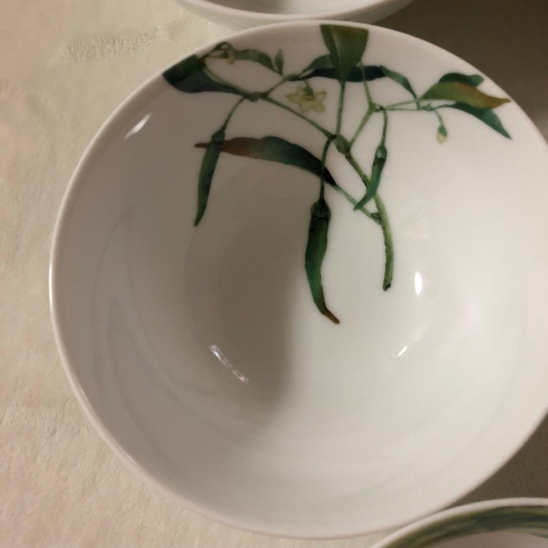 新品 Noritake ボウル 14㎝ 絵変わりセット 京香旬彩 5個セット