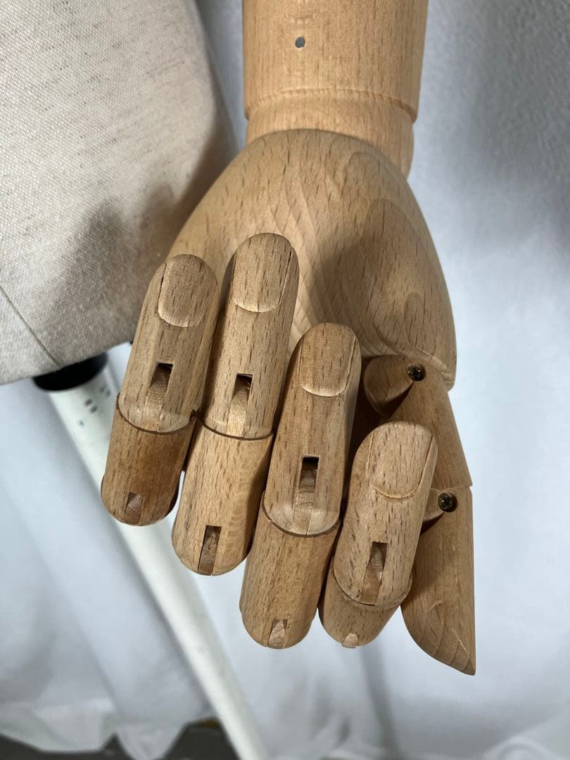 希少　東京キイヤ メンズトルソー マネキン 木製可動アーム付