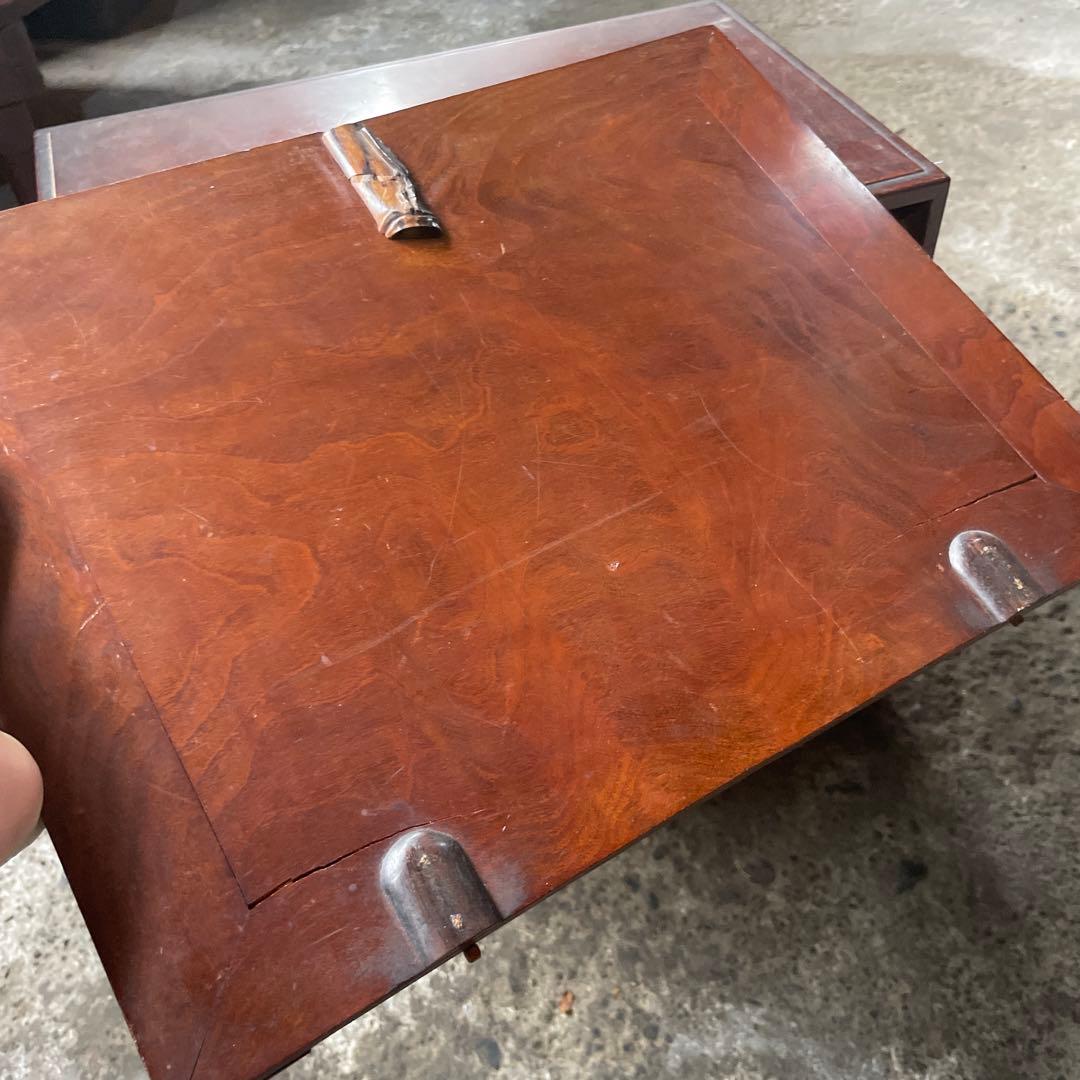 薬屋さんで使っていた道具箱　古道具　小引き出し