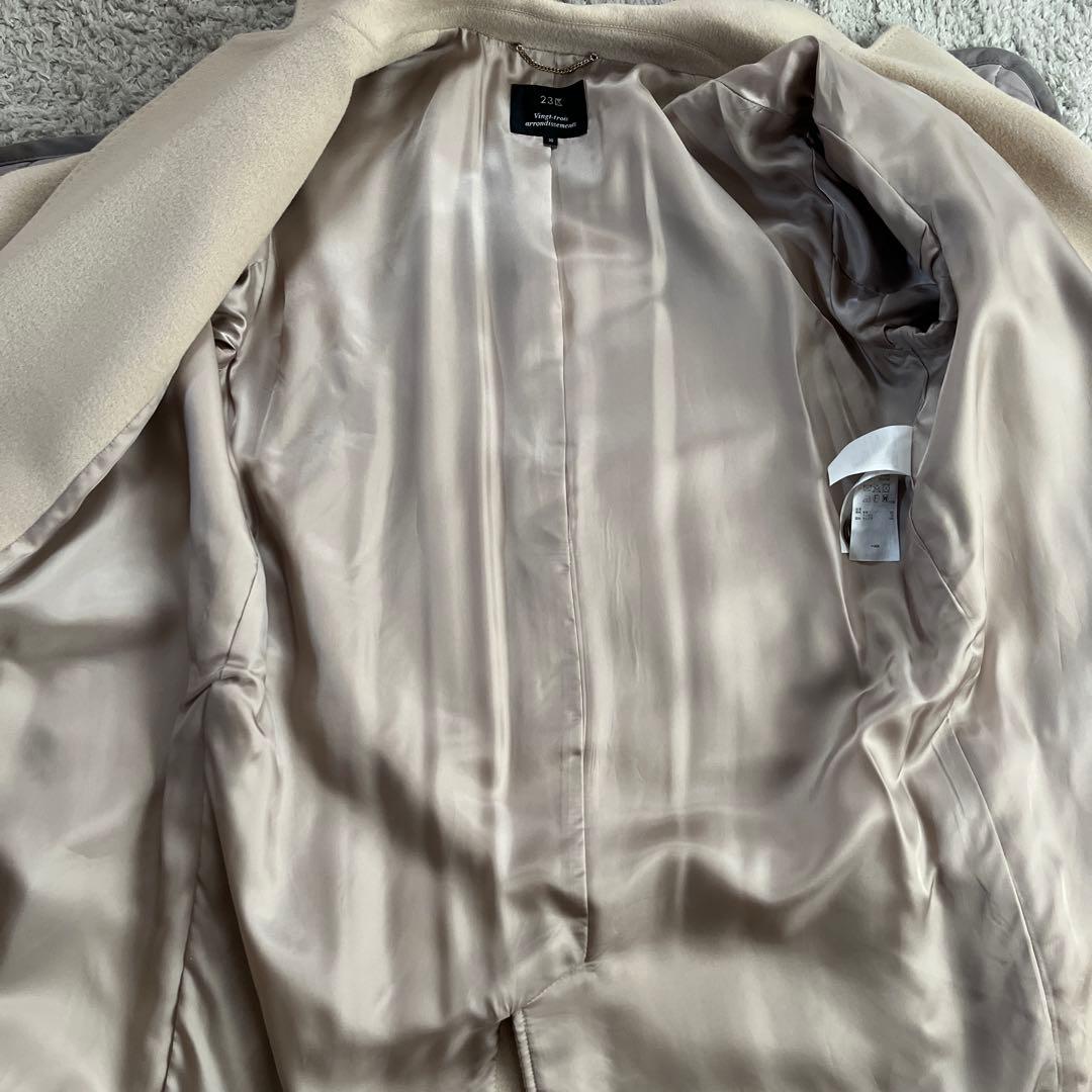 23区S ウールアンゴラビーバーチェスターコート　30