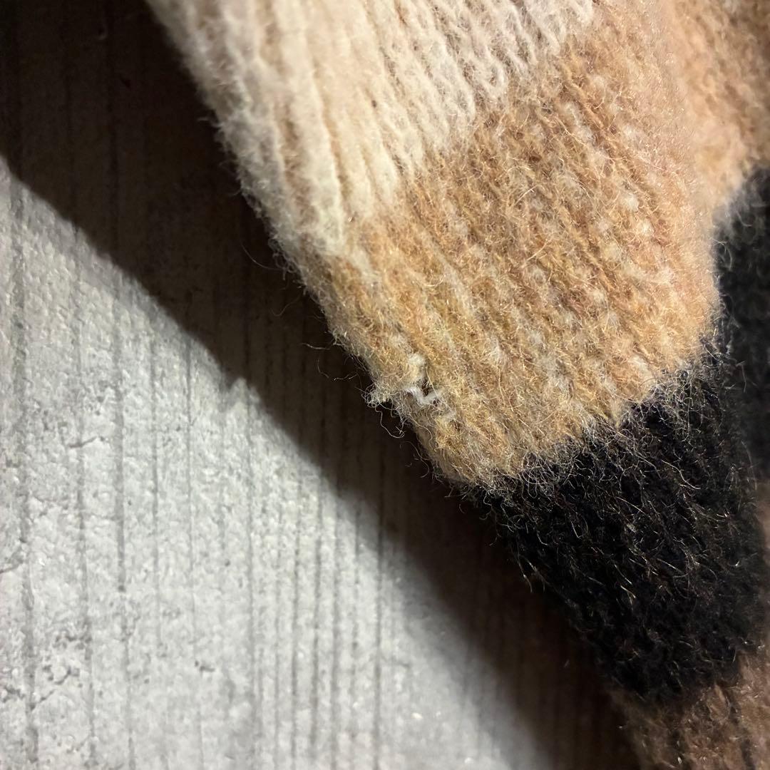 【ヴィンテージ】バークレイ　60s 鷲ボタン　モヘアカーディガン　XL