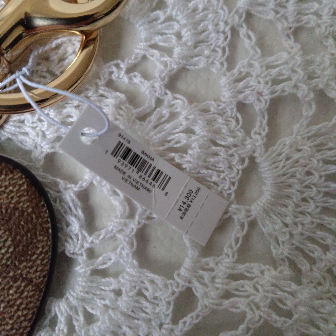 【未使用タグ付き】コーチ ハート キーリング シグネチャー