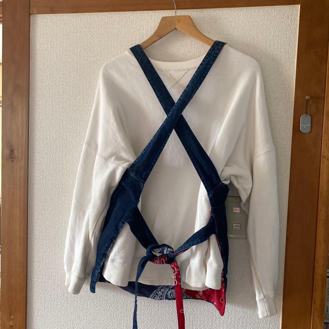 キャピタル　KAPITAL リバーシブルエプロン